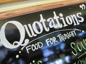 Quotations Coffee Cafe Photo: Make sure to check for daily specials!