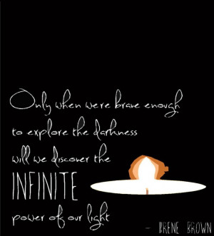 twinkle lights quote. brene brown. daring greatly.