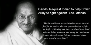 Gandhi Endorses British War
