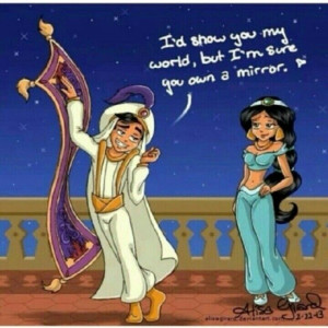 Awh Aladdin and Jasmine