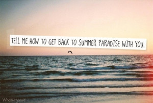 Summer Paradise. Simple Plan.