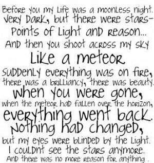 twilight quote-meteor