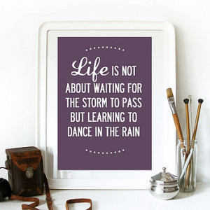 homepage > I LOVE DESIGN > LIFE QUOTE INSPIRATIONAL PRINT