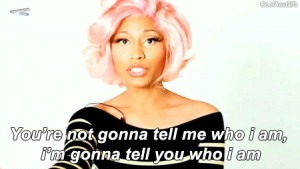 gif Nicki Minaj Be yourself