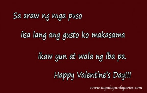 Tagalog Advice For Love Quotes