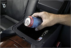 Among optional extras on the Lexus 460L is a rear-seat cooler.
