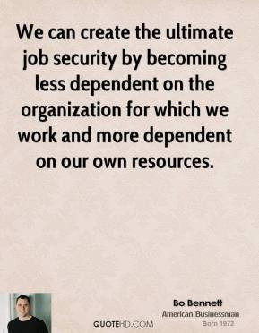 Job Security Quotes