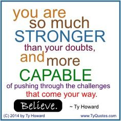 strong quotes stronger quotes capable quotes positive thinking quotes ...