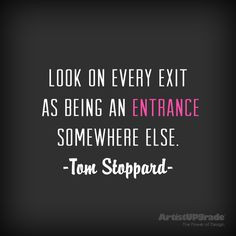 Tom Stoppard #opportunity #quote Opportun Quot, New Opportunity Quotes ...