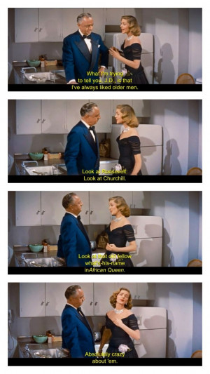 ... in this quote from How To Marry A Millionaire with William Powell