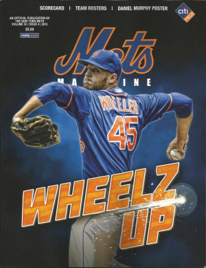 ... peek at the fourth program put out by the Mets for the 2013 season