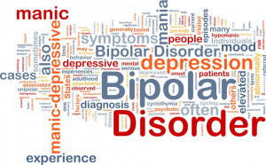 Bipolar disorder background concept