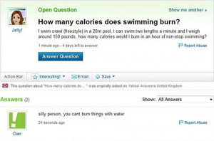 Friday Funny 329: Burning Calories While Swimming