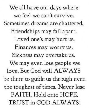 hold on to hope