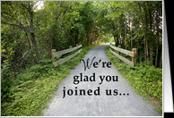 New Employee Welcome, Road to Success, Rural Scene card - Product ...