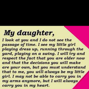 poem about daughters that I really like and it reminds me to slow down ...