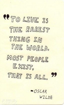 Oscar Wilde quote #quote #live #life