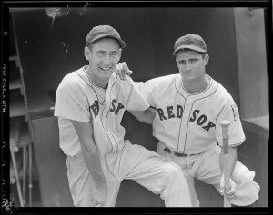 Ted Williams and Bobby Doerr: 1939 (approximate) More