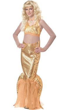 h2o just add water costume more h2o gold halloween costumes girls h2o ...