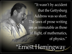 Ernest Hemingway Writing Style Quotes