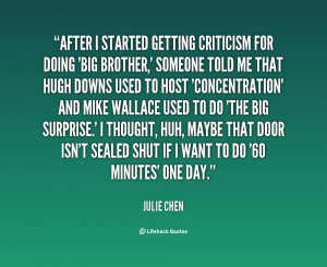JULIE CHEN QUOTES