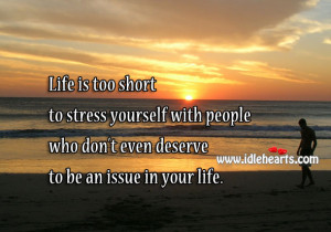 Don’t Stress Yourself With People Who Don’t Belong In Your Life ...