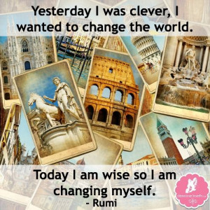 Today I am Wise so I am Changing Myself