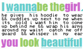 Wanna Be the Girl ~ Beauty Quote