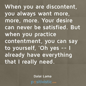 quote on contentment: dalai lama quote discontent contentment ...