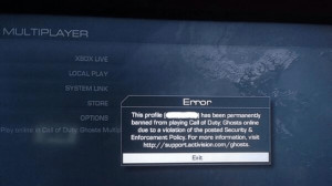 Call of Duty: Ghosts ban wave reportedly hits PS3 & PS4 casual users ...