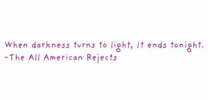 It Ends Tonight - All American Rejects