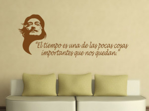 Quotes decal Salvador Dali (english)