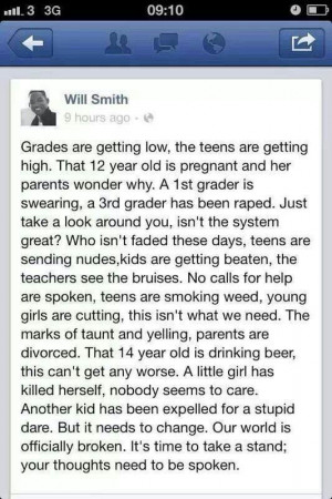 Will Smith quote new generation
