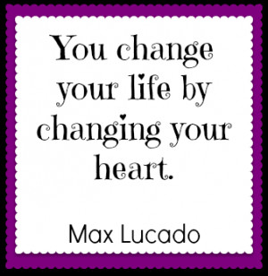 Quote Of The Week by Max Lucado