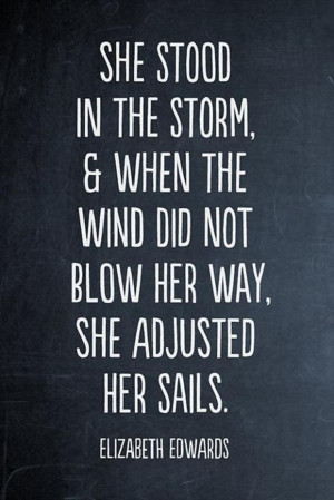 inspirational quotes, adjust your sails