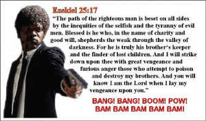 In Pulp Fiction what is the Biblical verse that Samuel L Jackson ...