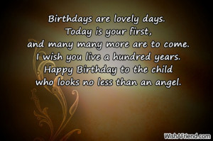 547 1st birthday wishes Lovely Words For Your Birthday