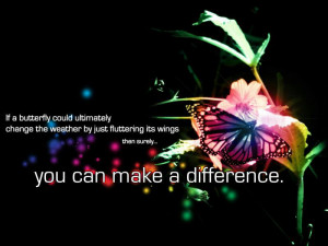 make a difference