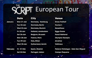 The Script European Tour Kicks Off Tonight