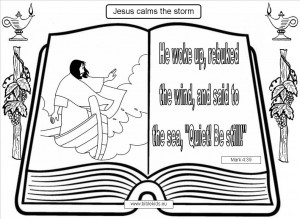Jesus Calms The Storm Verse