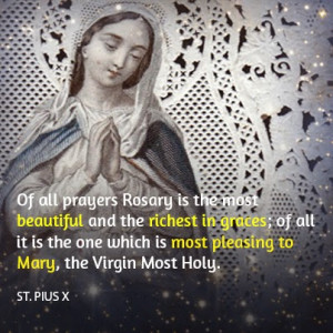 October art: Month of the Holy Rosary