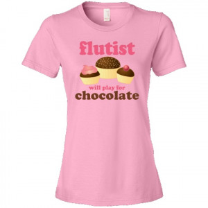 Personalize this funny flute design on a Women's T-Shirts by adding a ...