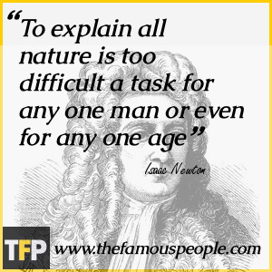 Famous Quotes Isaac Newton