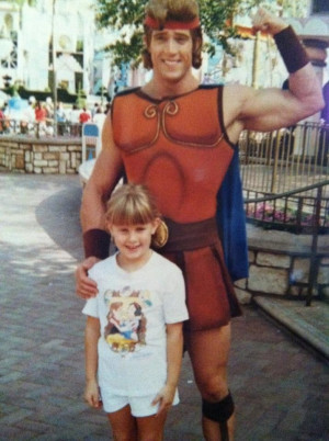 ... be taking a picture with Hercules again! Omg I'm so excited!!! *nerd