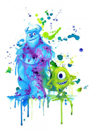 disney Pixar monsters inc fan art mike sulley fan art friday