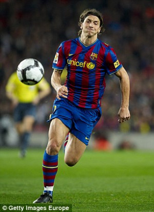 Bad news Manchester City! Barcelona striker Zlatan Ibrahimovic reveals ...
