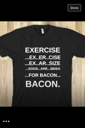 bacon and #fitness