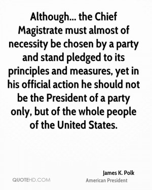 James K. Polk History Quotes