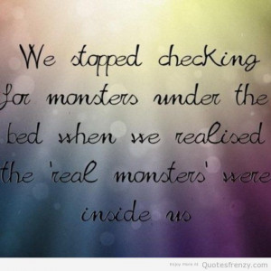 monsters-hiding-depression-Quotes