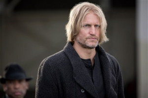 Woody Harrelson as his character in the Hunger Games series, Haymitch ...
